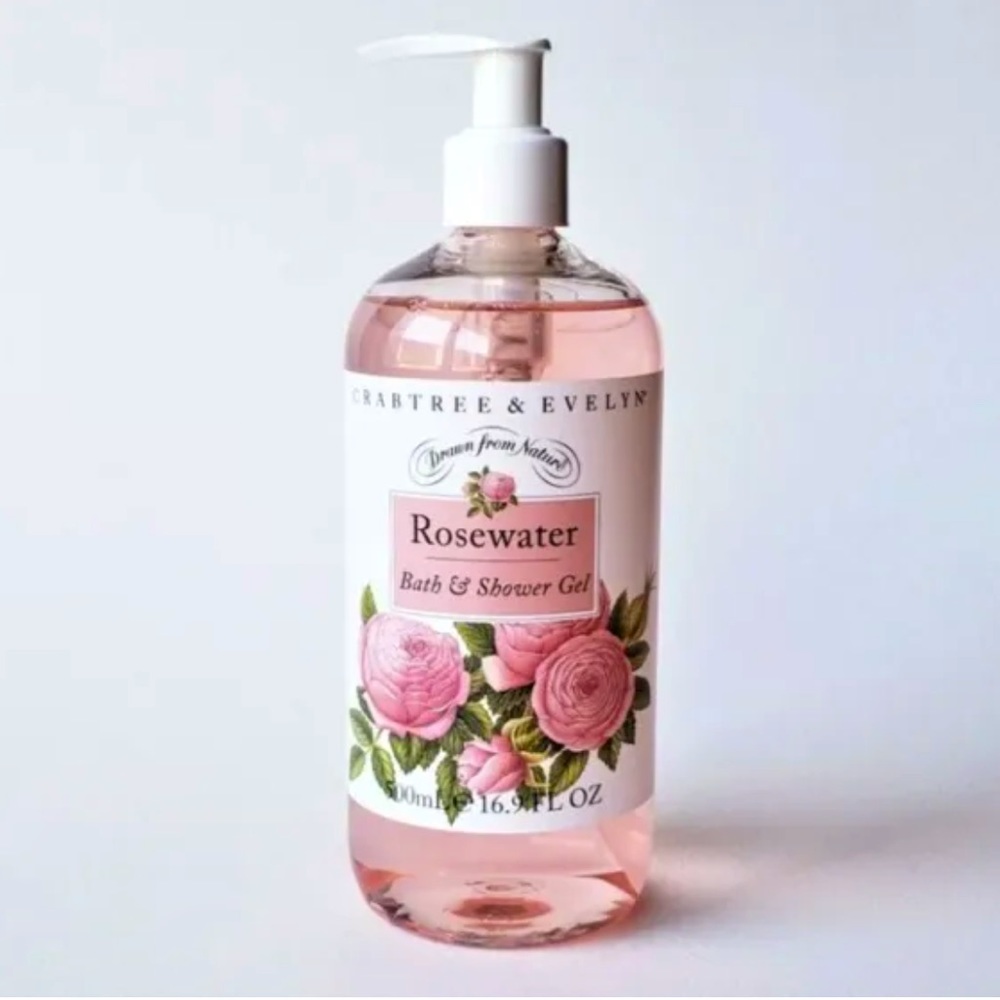 Crabtree & Evelyn Rosewater Bath & Shower Gel 16.9 oz New